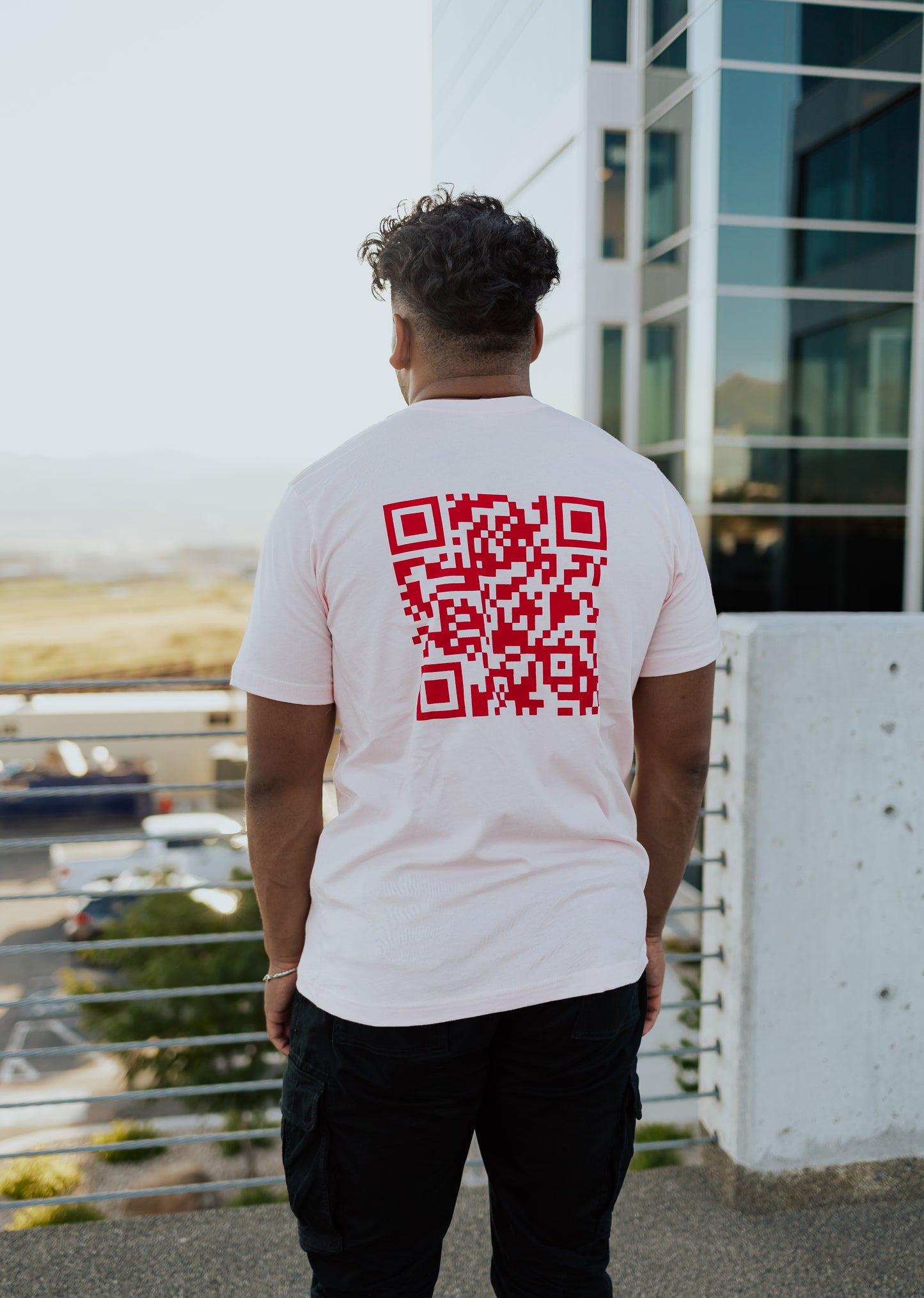 Pink QR Tee