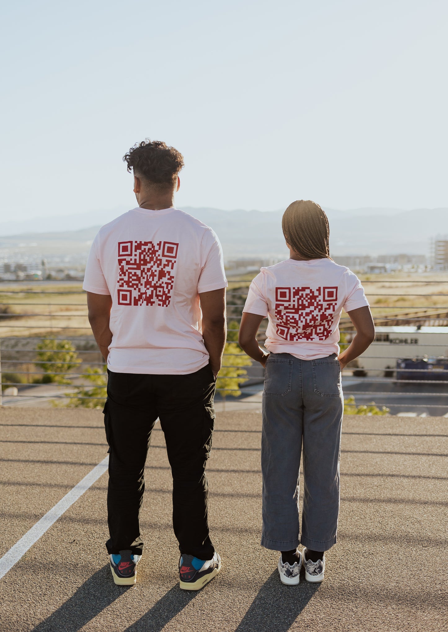 Pink QR Tee