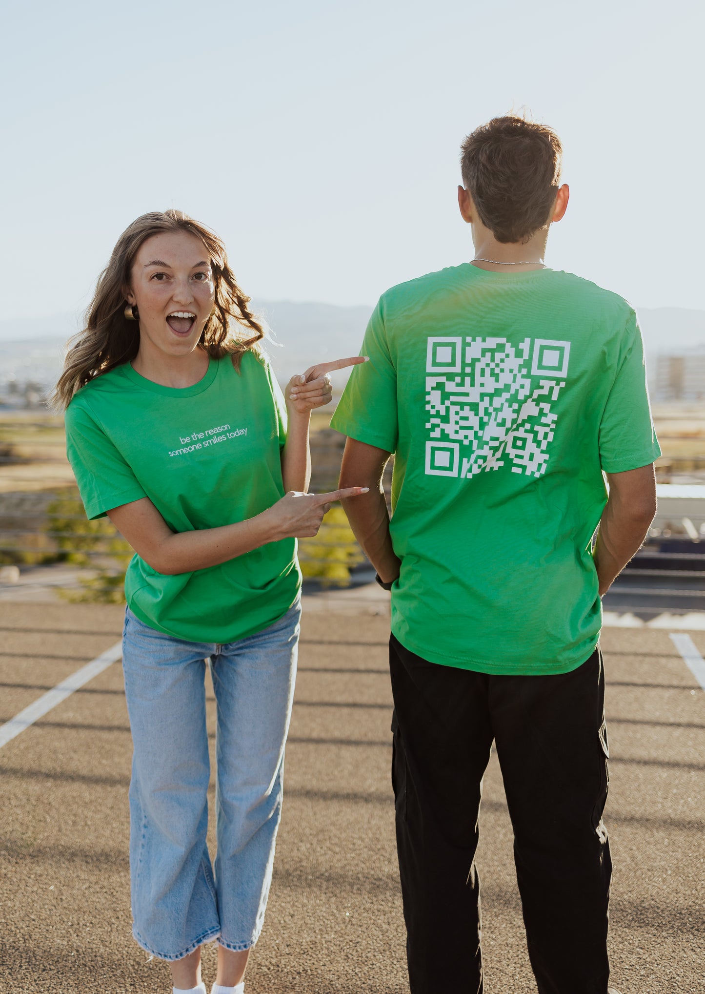 Green QR Tee