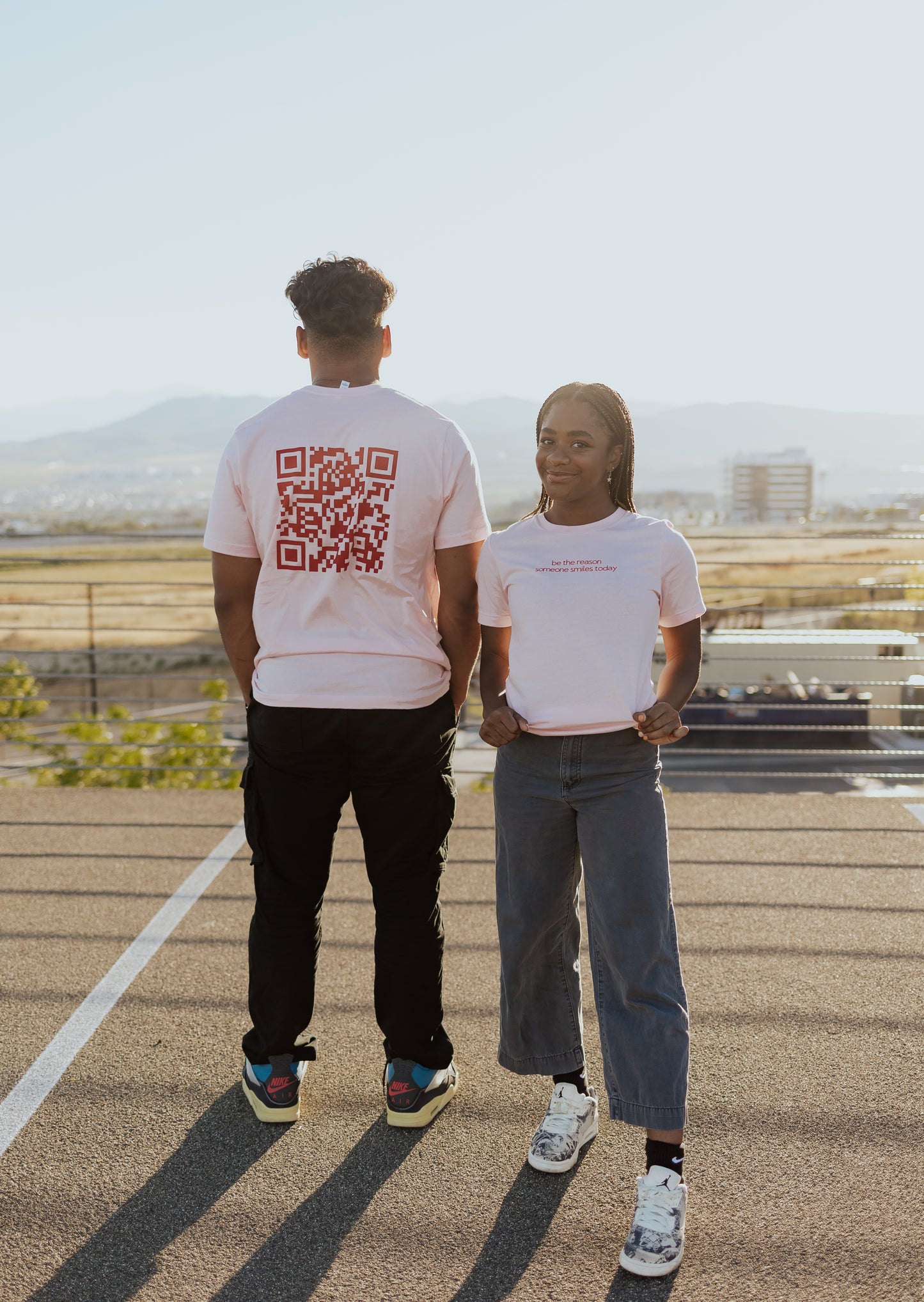 Pink QR Tee