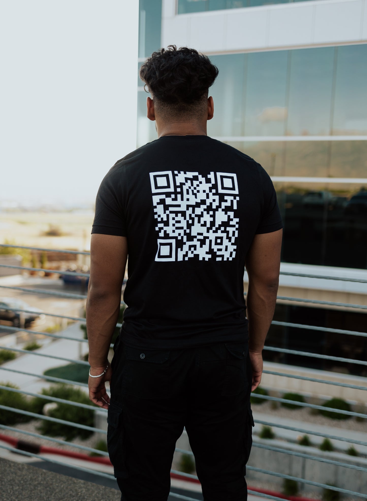 Black QR Tee