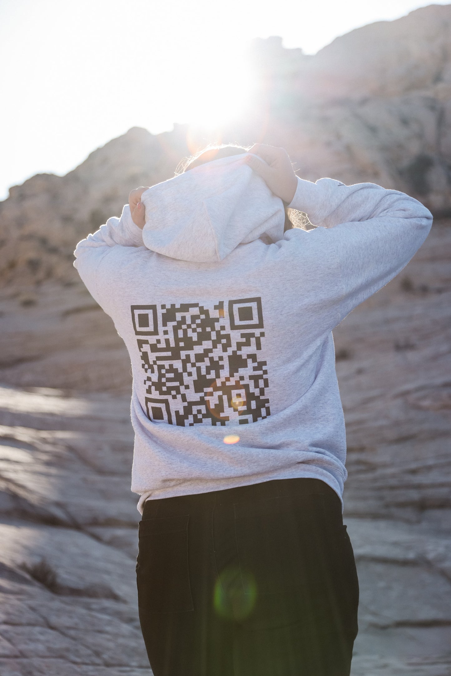 Grey Smile Hoodie