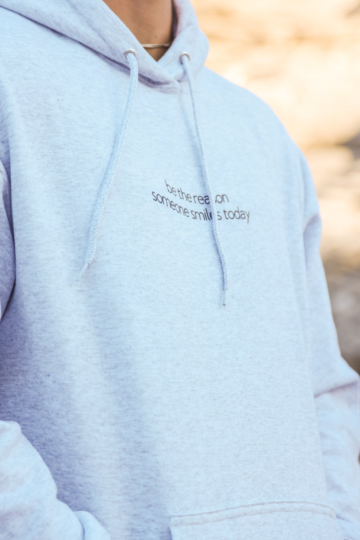 Grey Smile Hoodie