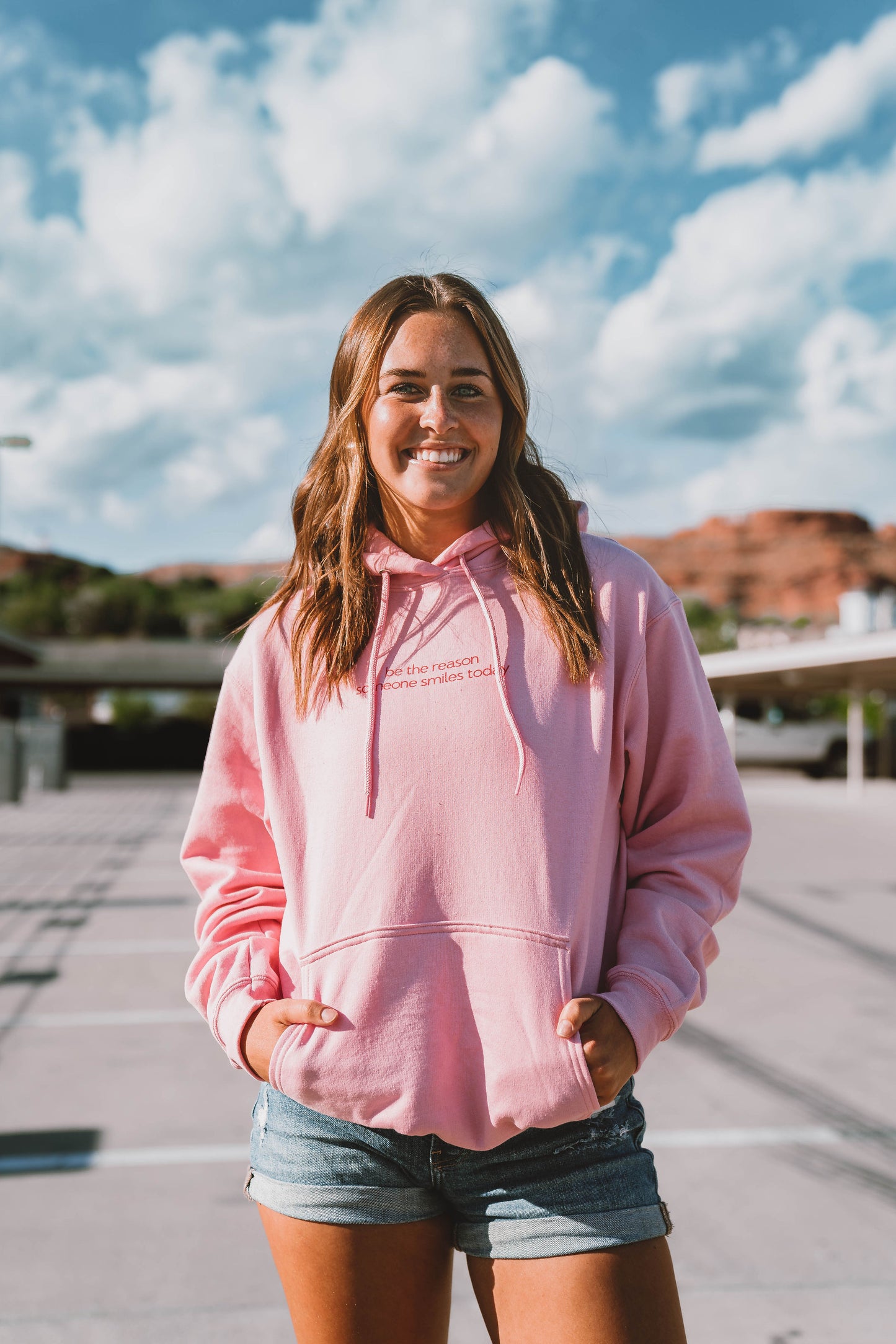 Pink Smile Hoodie