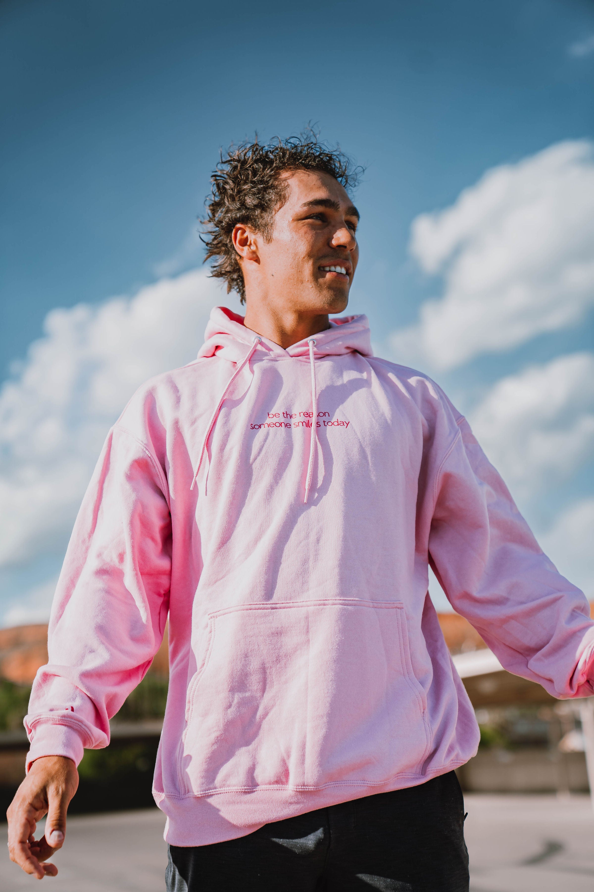 Pale best sale pink hoodies